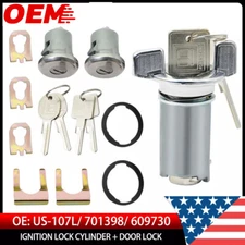 ✅✅Set of Ignition Lock Cylinder Switch w/ Keys FOR 88-94 CHEVY GMC C/K TRUCK USA