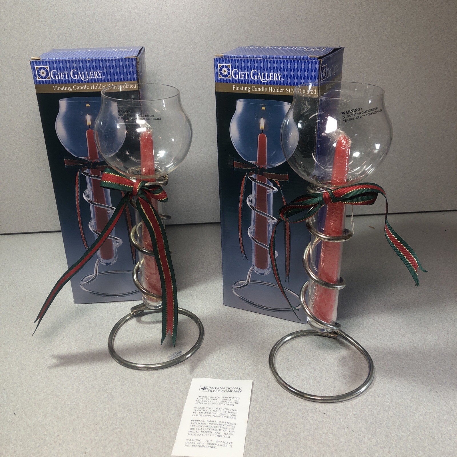 Silver Plated Gift Gallery  11.5&rdquo; (8&rdquo; Candle)