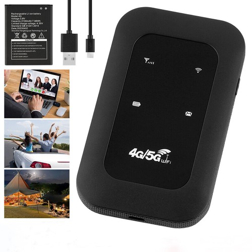 Unlocked 4G Pocket Mobile Broadband Wireless WiFi Router Portable MiFi Hotspot - Afbeelding 9 van 13