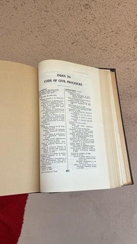 Antique 1957 West's California Codes CIVIL PROCEDURE & 1958 Cumulative Pocket Pa - Picture 12 of 14