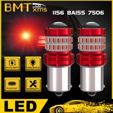 2x 1156 7506 P21W Canbus LED Brake Stop Tail Light Bulbs Lamps Bright For BMW