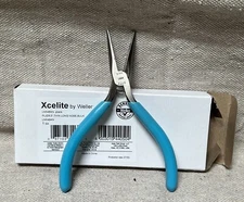 XCELITE LN54BKN Needle Nose Plier 1" Max Jaw Opening 5" Lg Serrated