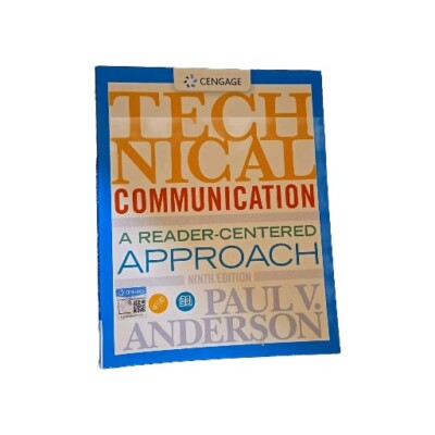 Technical Communication A Reader Centered Approach Paperback 9th ed. Cengage 