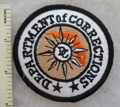 Original Vintage FLORIDA DEPARTMENT of CORRECTIONS PATCH | eBay