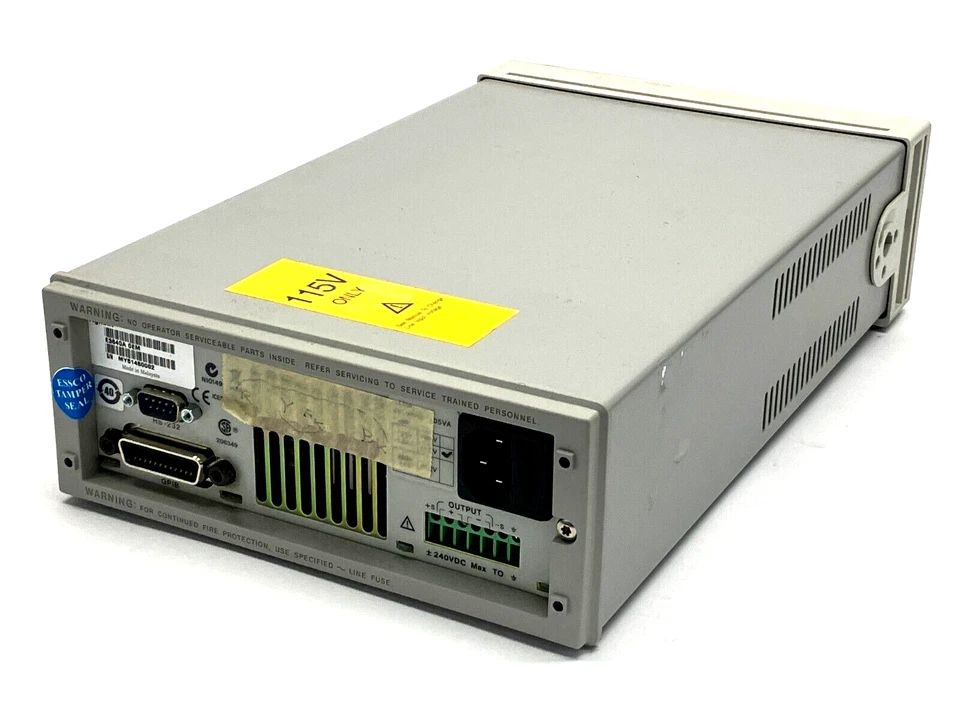 Agilent E3640A DC Power Supply 0-8V, 3A / 0-20V, 1.5A - Image 2 of 4