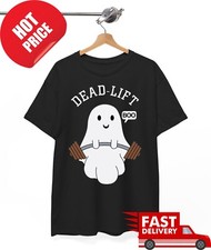 Dead Lift Funny Halloween Gym Ghost Short Sleeve T-Shirt F87725