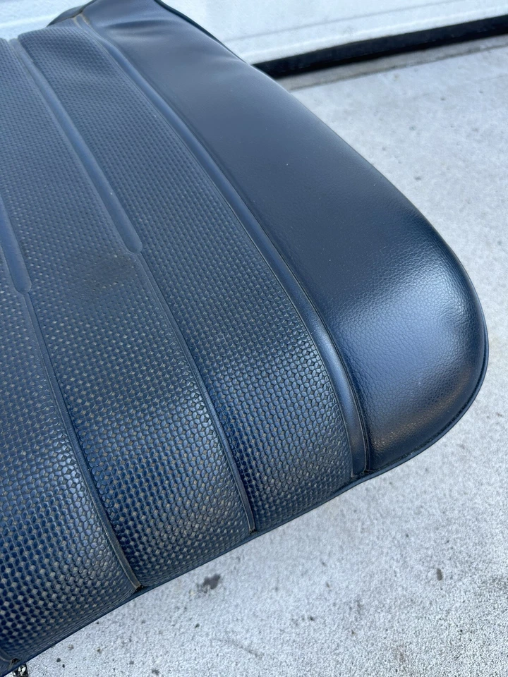 Cojín asiento inferior conductor Mercedes 300SD 560SEL 79-91 con cubierta base azul Foto 4 de 4