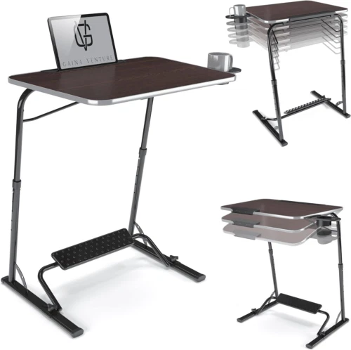 Laptop table foldable wooden outlet