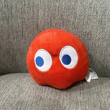 Bandai MS. PAC-MAN Red Ghost Blinky Mini 4" Video Game Plush Namco