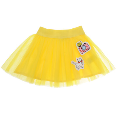 Gelber Tutu Rock für Mädchen Lagenlook Tutu Rock | 2 3 4 5 6 7 Jahre |