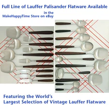 Choose Your Norway Pieces Lauffer Palisander MCM Stainless & Rosewood Flatware