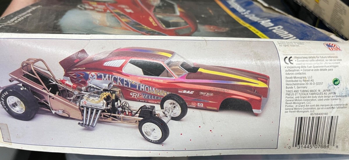 Revell 7684 Mickey Thompson Grand Am Funny Car 1/16 McM niob si | eBay
