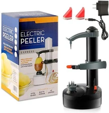 Electric Potato Peeler Automatic Rotating Fruit Vegetable Skin Peeling Machine