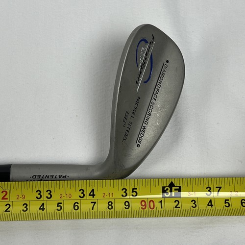PureSpin Diamond Face Scoring Wedge Nickel Steel 56 Sand Wedge SW steel step RH - Picture 11 of 11