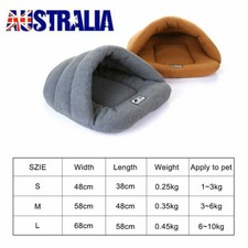 Pet Dog Cave Pad Sleeping Bag Bed Mat Warm Puppy Nest House Soft Cat 2025