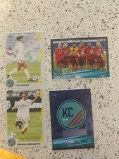 Gaby Vincent Mariana Larroquette STAR insert KC FC team card + CREST NWSL