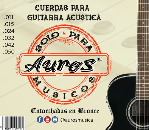 Cuerdas para Guitarra Acústica la española AUROS |