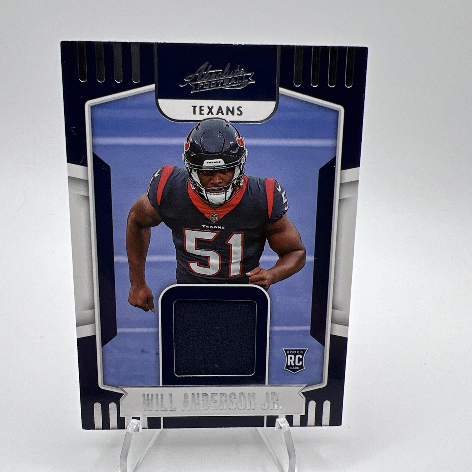 2023 Panini Absolute - Absolute Rookie Materials #ARM-2 Will Anderson (MEM, RC)