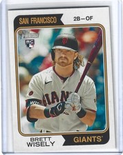 2023 Topps Heritage Rookie Card RC Brett Wisely #679 San Francisco Giants - MLB 
