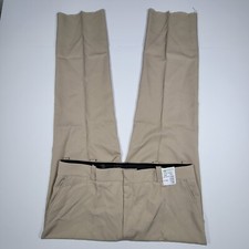 Horace Small Men's Polyester Pant Flat Front Shirt Grip Size 44R unfinished