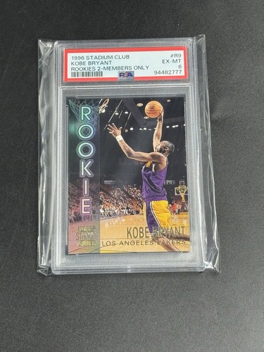 Kobe Bryant [Members Only] #R9 1996 Stadium Club Rookies card