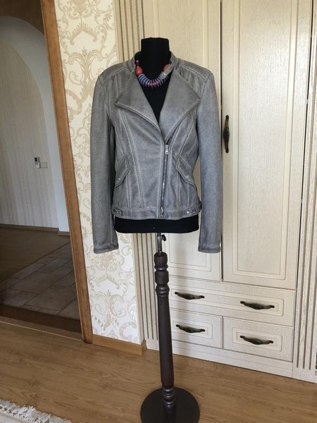 Women Marc Cain Jacket Silver 38 / M / 46