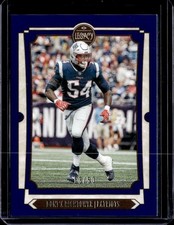 2019 Panini Legacy Premium Edition Blue Prizm /50 Dont'a Hightower #67