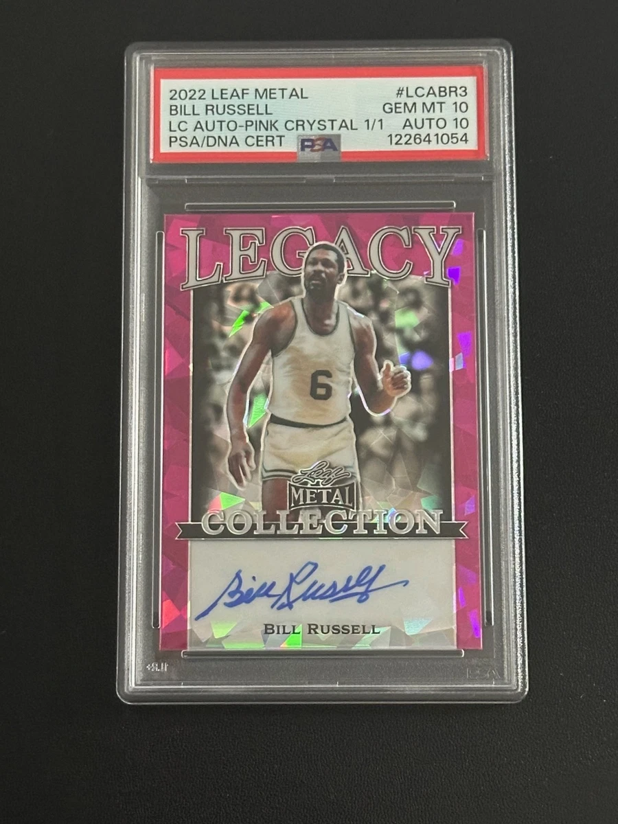 Bill Russell Basketball Serial Numbered Sports Trading Cards