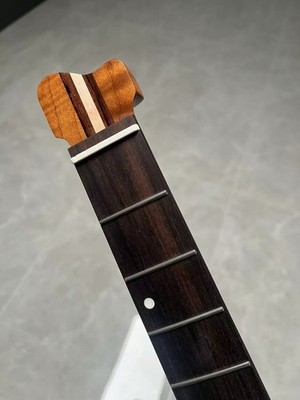 AAAA 24Frets Headless Guitar Neck 5-Piece Flamed Maple Neck Rosewood Fretboard