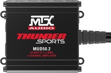 MTX MUD50.2 MUD SERIES 2-CHANNEL MARINE/POWERSPORTS AMPLIFIER 25W RMS x 2  4 