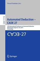 Automated Deduction - Cade 27 Pascal Fontaine