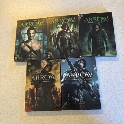 TV Lot of 5 Arrow The Complete First Five Seasons On DVD DC Discs G To VG 19.99