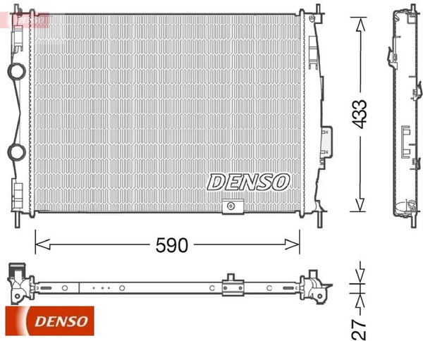 Denso DRM46051 KüHler FüR MotorküHlung MotorküHler AutoküHler KüHler-image