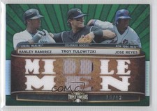 2011 Triple Threads Emerald 16/18 Hanley Ramirez Troy Tulowitzki Jose Reyes 0m8
