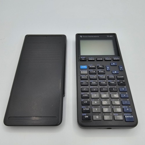 Texas Instruments TI-82 Graphing Calculator w/ Cover – Tested & Working - Picture 1 of 6
