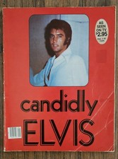 Elvis Presley Vintage Candidly Elvis Book From 1978 Great Condition Fast Shippng