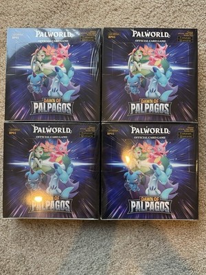 Palword Dawn Of Palpagos BP01 Booster Box First Edition Lot Of 4 SEALED