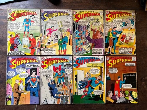 Job Lot x13 Superman DC Comics Silver Age 60s Good Condition Vintage Collectable