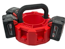 Milwaukee M18 8 Slot Battery Caddy Carrying Case Battery Holder- Heavy Duty    