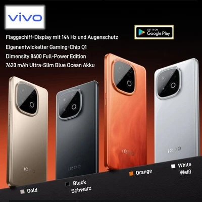 Vivo iQOO Z10 Turbo Smartphone Android 15 Dimensity 8400 Octa Core GPS Touch ID