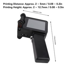 ⁺Handheld Inkjet Printer Gun Small Portable With HD LED 4.3in Touch Screen N6