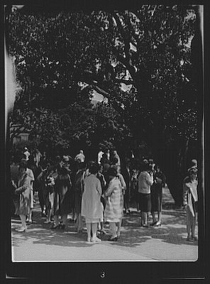 University,California,Berkeley views,education,crowds,CA,Arnold Genthe,1927