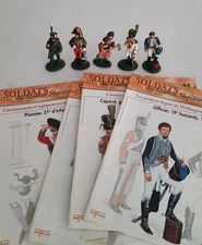 Lot Of 5 Delprado Lead Soldiers Napoleonic Wars #8