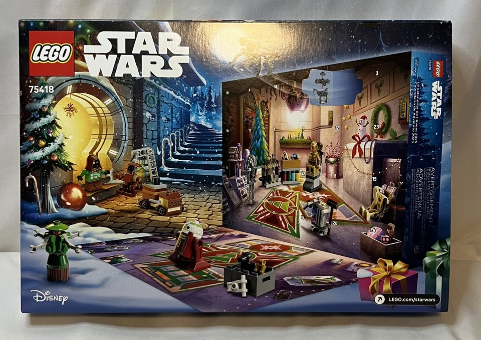 LEGO Star Wars: Advent Calendar 75395) 24 Gifts Building Toy 2025 Mini  Fig - Image 2 of 4