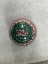 2025 Topps Holiday Baseball Factory Sealed Collector's Tin  59 Cards MLB