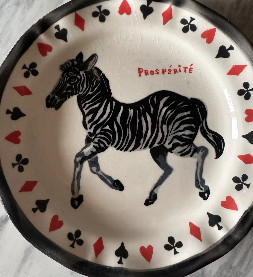 ANTROPOLOGÍA NATHALIE LETE 10" GRES CEBRA PLACA Foto 2 de 4