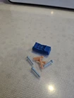 Spare Replacement blue Car with pegs.  Vintage Game of Life. MB GAMES