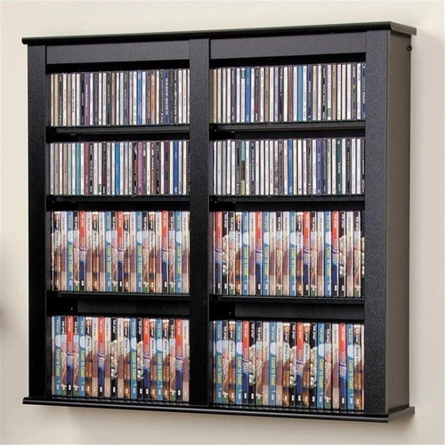 Prepac Floating Media Wall Storage