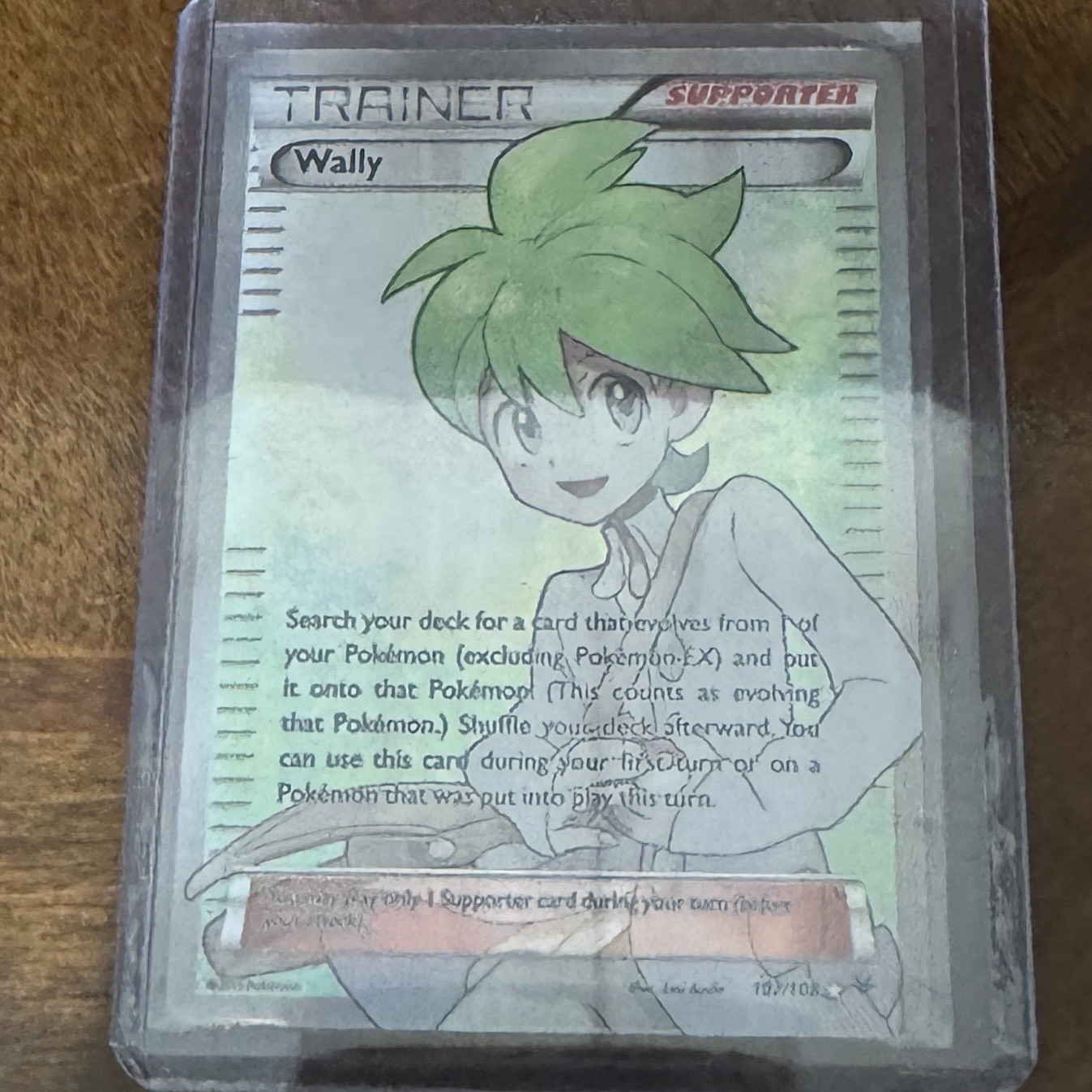 Wally (107 Full Art) 107/108 Roaring Skies Holo