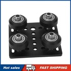 Support Plate with V Wheel and Pulley Kit Aluminum Alloy for CNC Tools